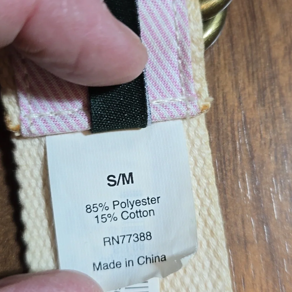 J. Crew Pink Martini Cocktail Embroidered D-Ring Belt - Picture 6 of 10